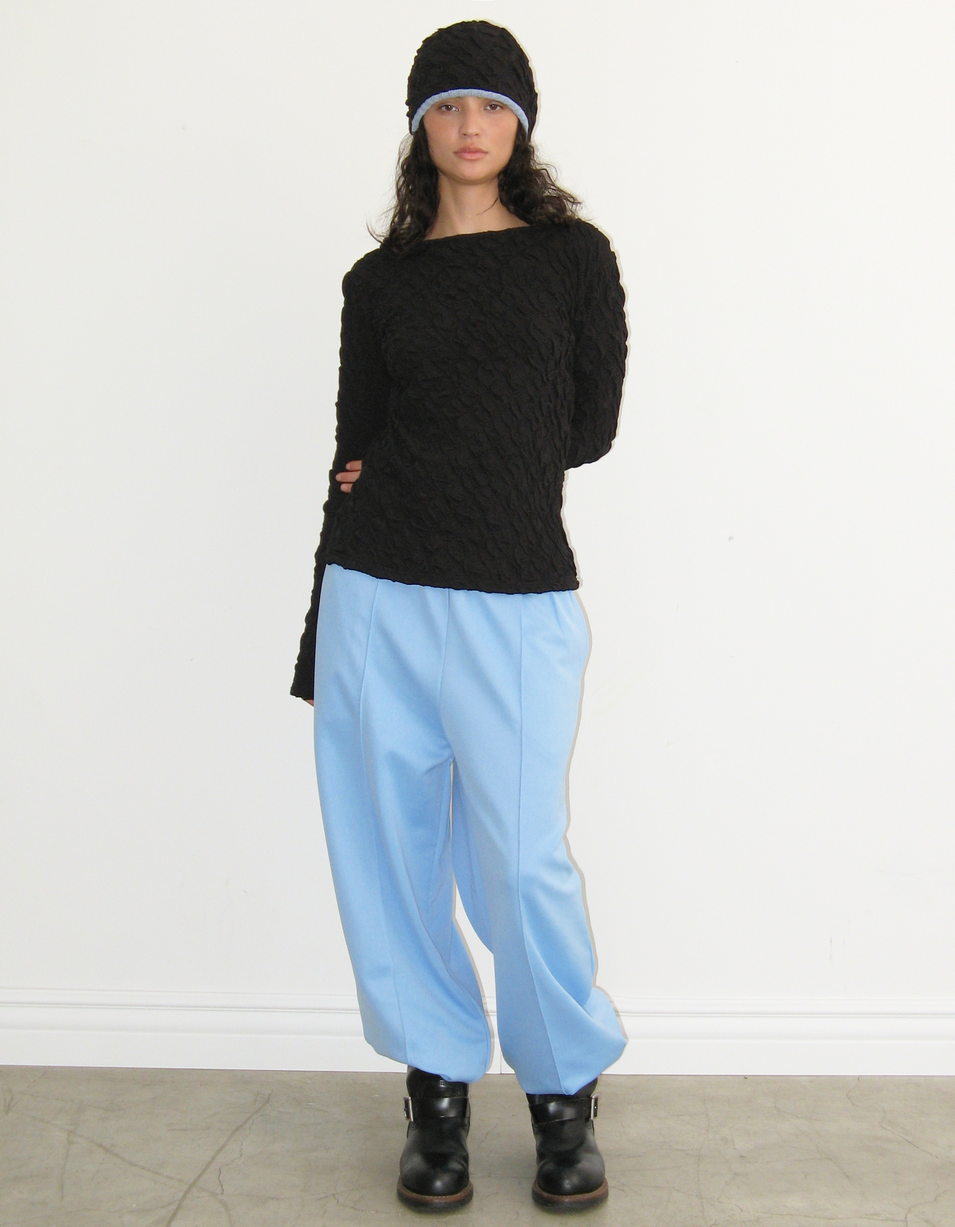 Soffyspw Pants Blue Graphite