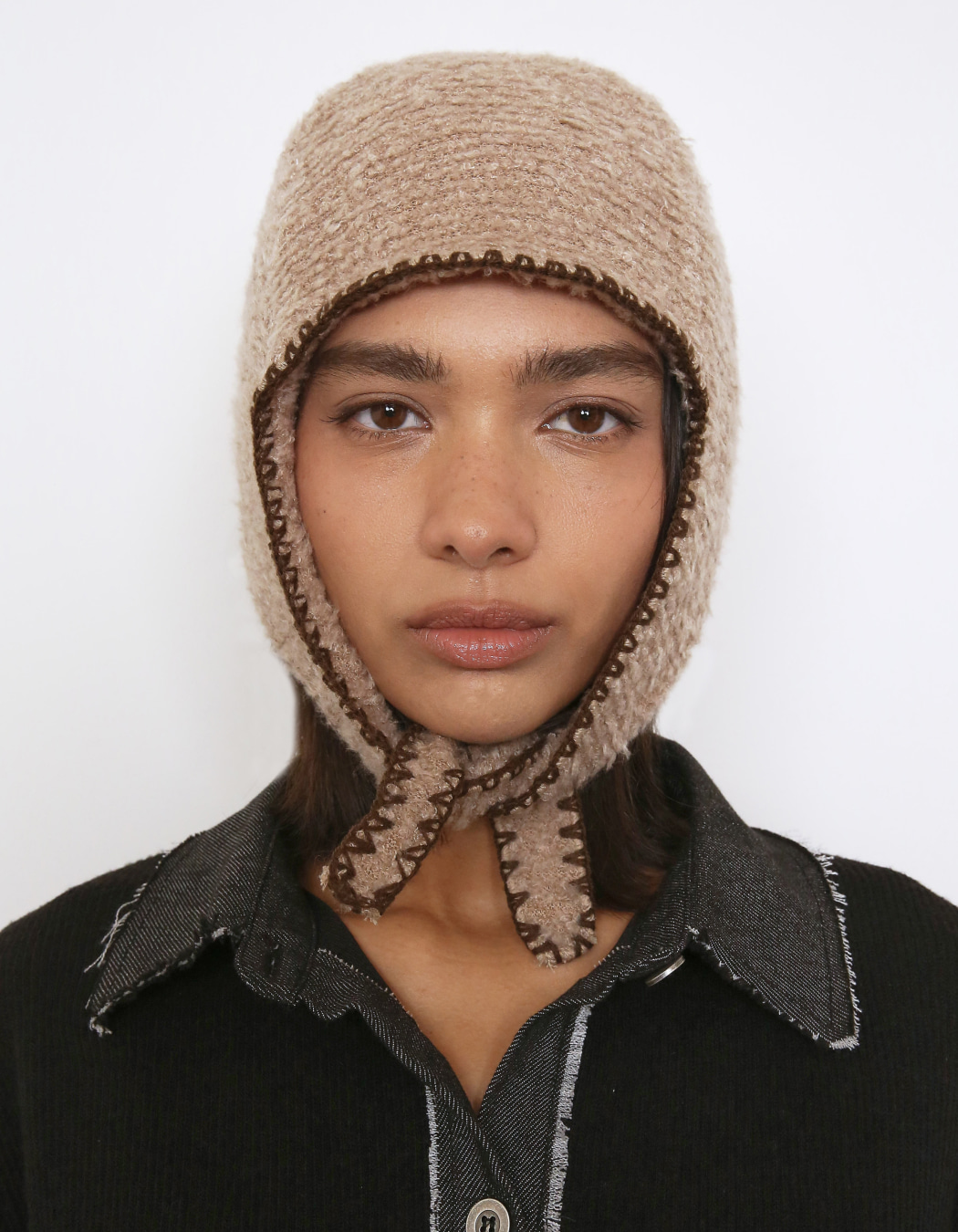 polysooem★韓国★人気★LACE SCRUNCHED BEANIE 2色 Accesorries - Accesorries - polysooem