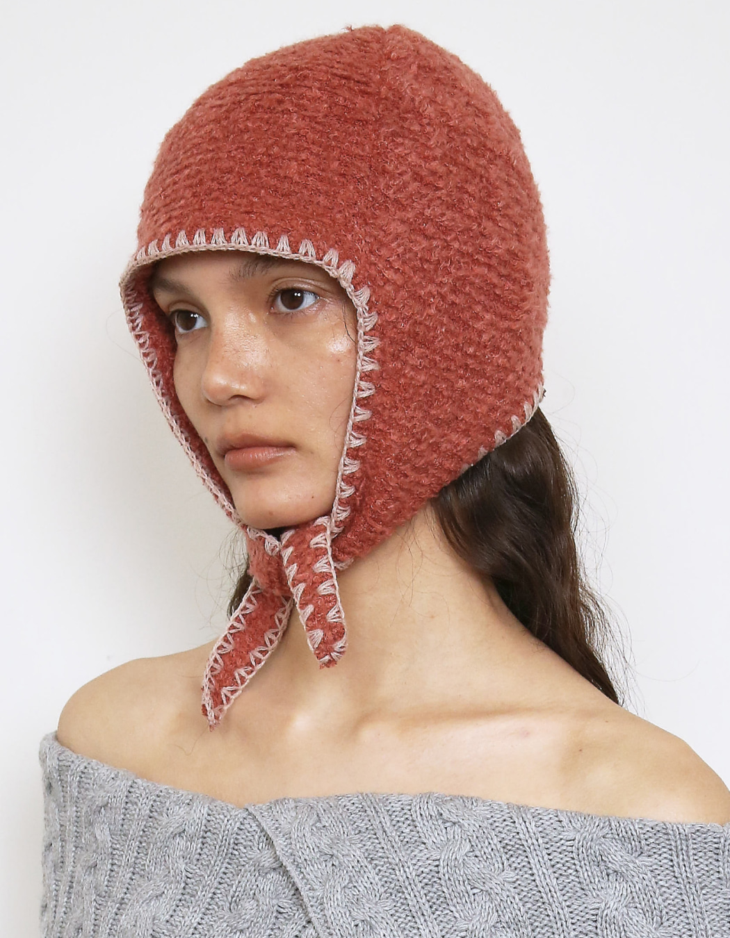 polysooem★韓国★人気★LACE SCRUNCHED BEANIE 2色 Accesorries - Accesorries - polysooem