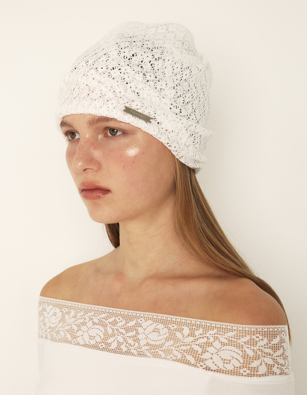 polysooem★韓国★人気★LACE SCRUNCHED BEANIE 2色 Accesorries - Accesorries - polysooem