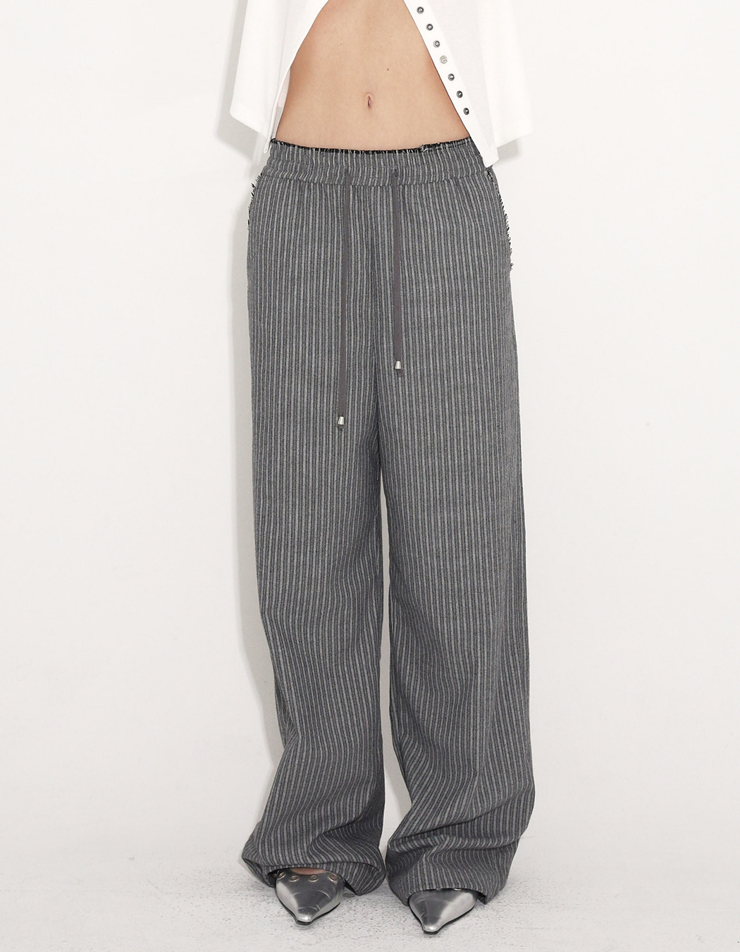 Pure wool drawstring trousers | Gutteridge | Men's catalog