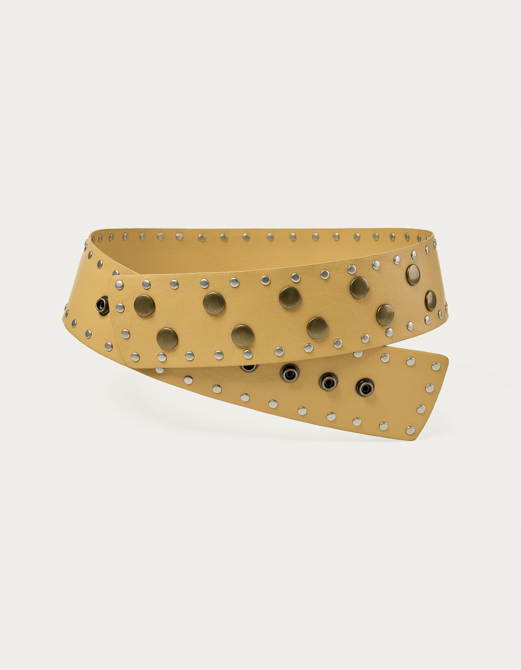 ● Polysooem ● MULTI STUDDED BELT MULTI STUDDED BELT, BLACK - polysooem