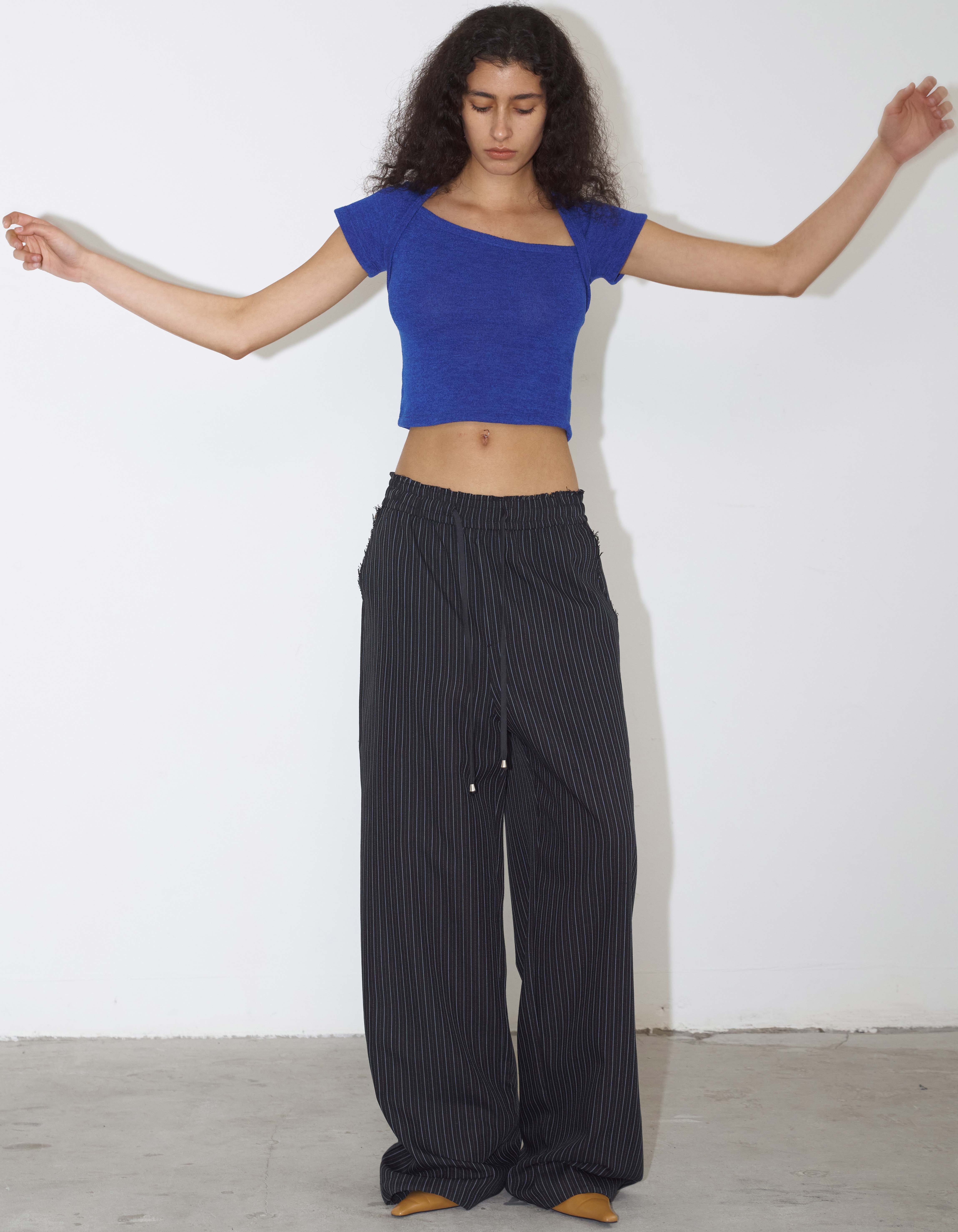 effortless pants, black - polysooem