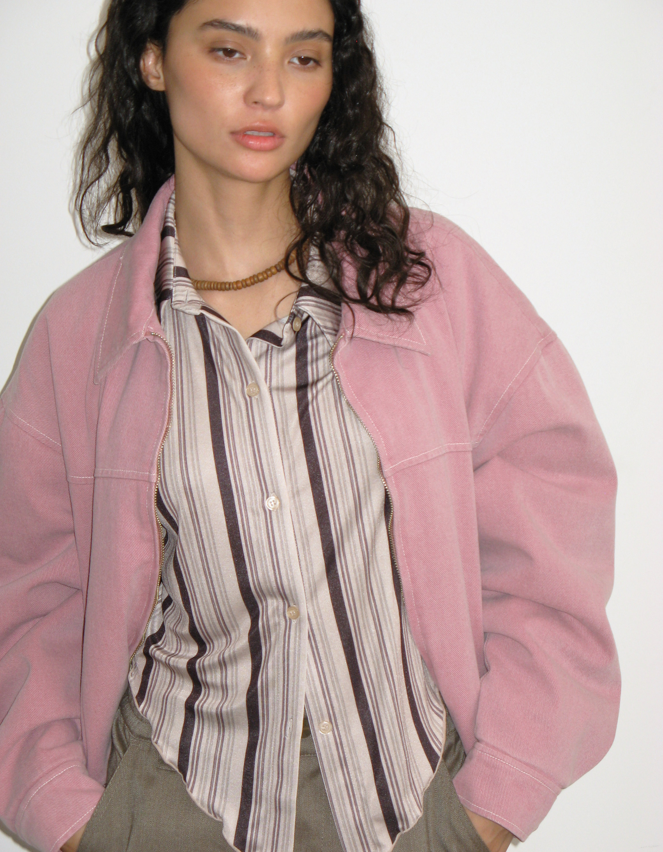 WORK WESTERN JACKET, PINK - polysooem