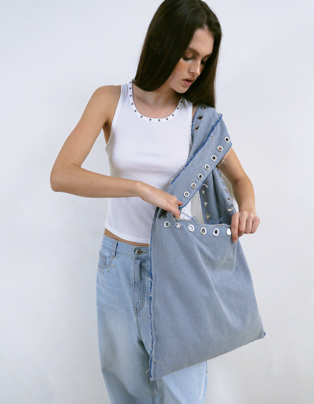 韓国商品/POLYSOOEM EYELET LLIC SHOULDER BAG ccd919c16f1ba3d28d100756218128