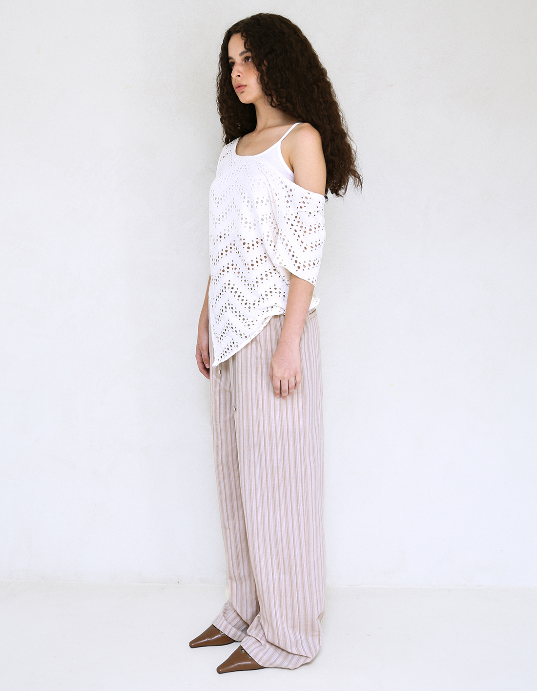 FRESH EFFORTLESS PANTS, BEIGE - polysooem