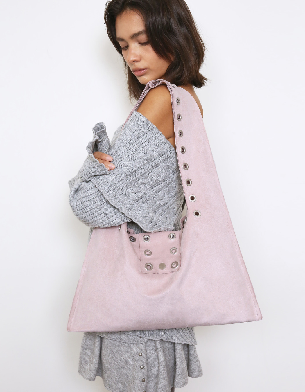 polysooem★韓国★人気シリーズ EYELET LLIC SHOULDER BAG afe01d818e96c6944aafa65485551c