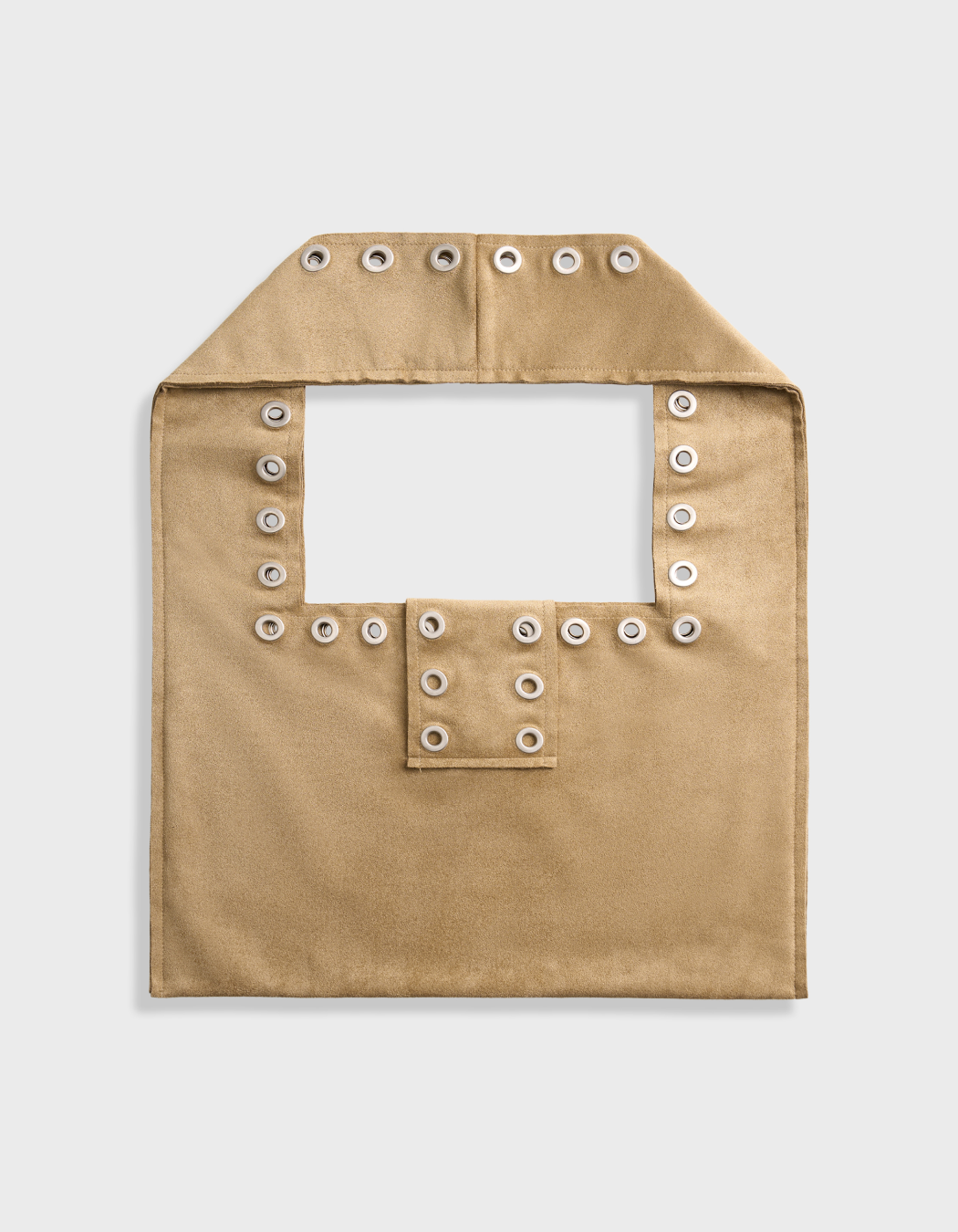 ★Polysooem★ EYELET SUEDE SHOULDER BAG Polysooem | Eyelet suede shoulder bag in Yellowish Brown