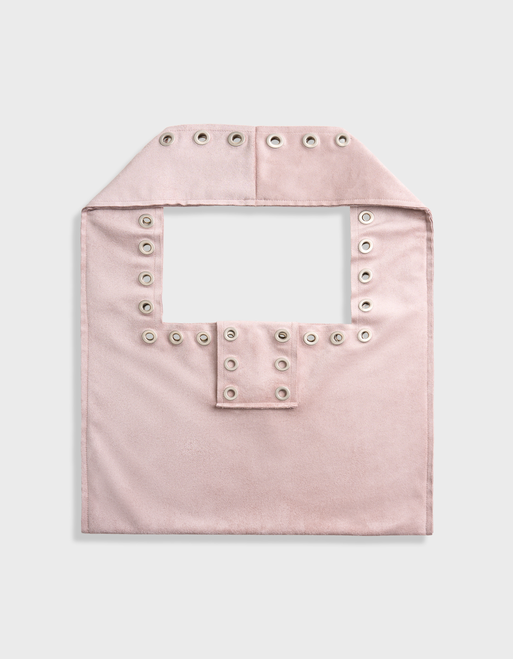 ★Polysooem★ EYELET SUEDE SHOULDER BAG 7/2 발송 EYELET SUEDE SHOULDER BAG, PINK - polysooem