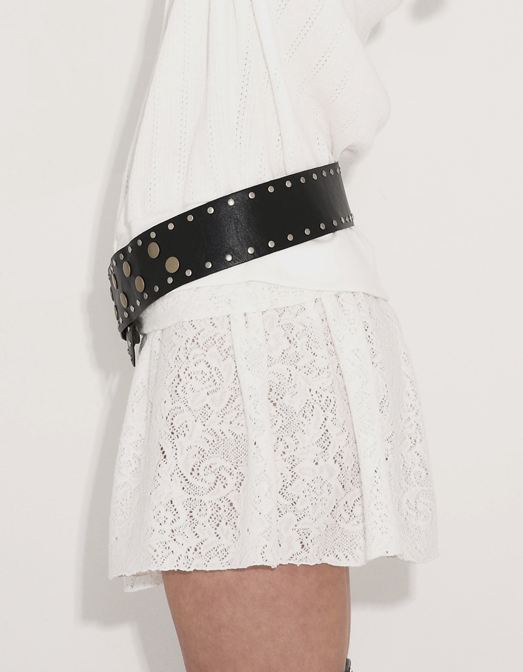 大人気 【POLYSOOEM】 MULTI STUDDED BELT ●送料・関税込● MULTI STUDDED BELT, BLACK - polysooem