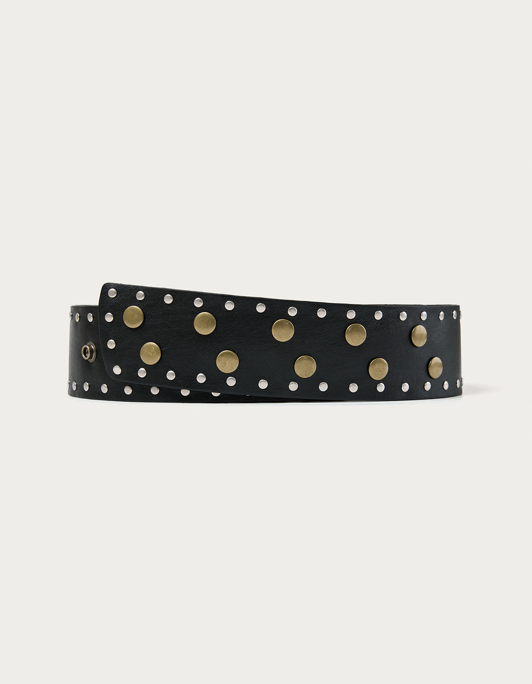 ★Polysooem★ MULTI STUDDED BELT MULTI STUDDED BELT, BLACK - polysooem