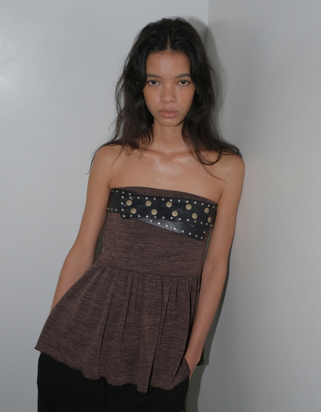 大人気 【POLYSOOEM】 MULTI STUDDED BELT ●送料・関税込● MULTI STUDDED BELT, BLACK - polysooem