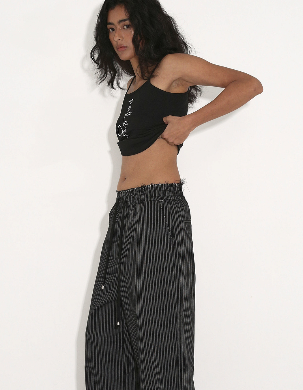 polysooem★韓国★大人気シリーズ★FINAL EFFORTLESS PANTS FINAL EFFORTLESS PANTS, BLACK - polysooem