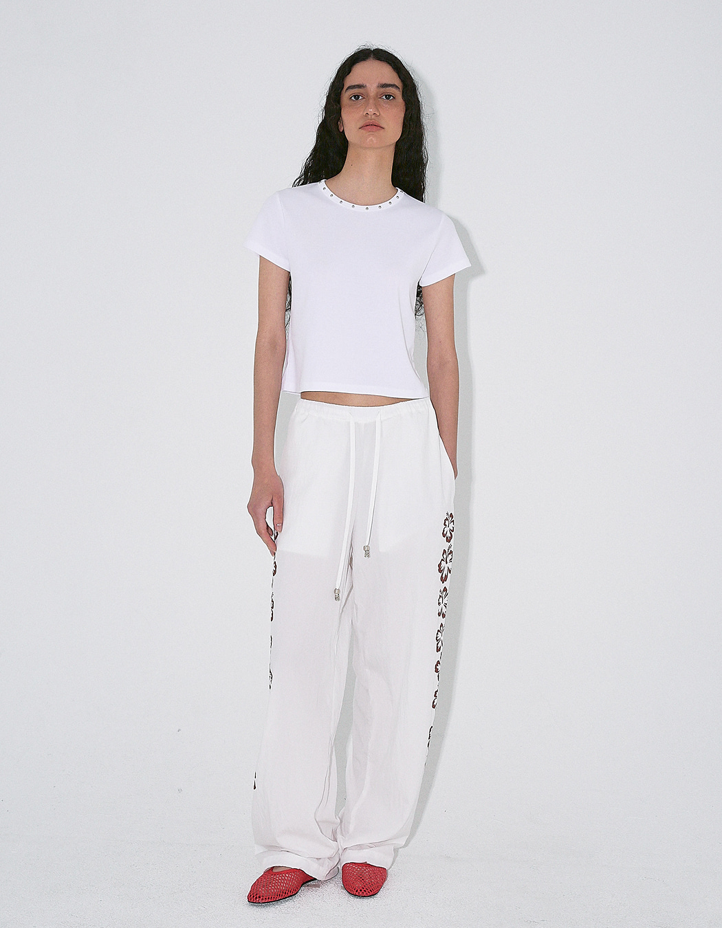 polysooem★韓国★人気★HAWAIIAN SUMMER PANTS,WHITE HAWAIIAN SUMMER PANTS, WHITE - polysooem