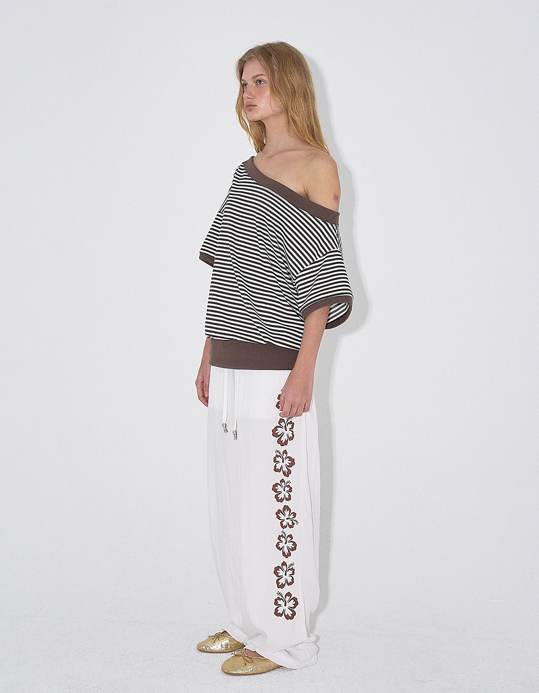 HAWAIIAN SUMMER PANTS, WHITE - polysooem