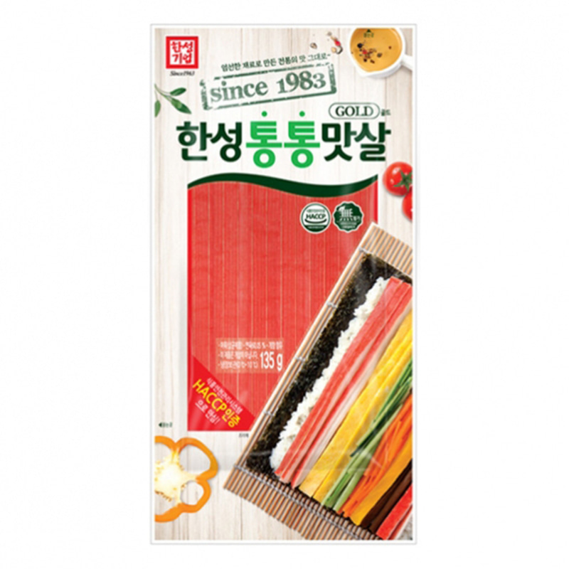한성마트 통통 맛살 골드 김밥 샐러드용 135G