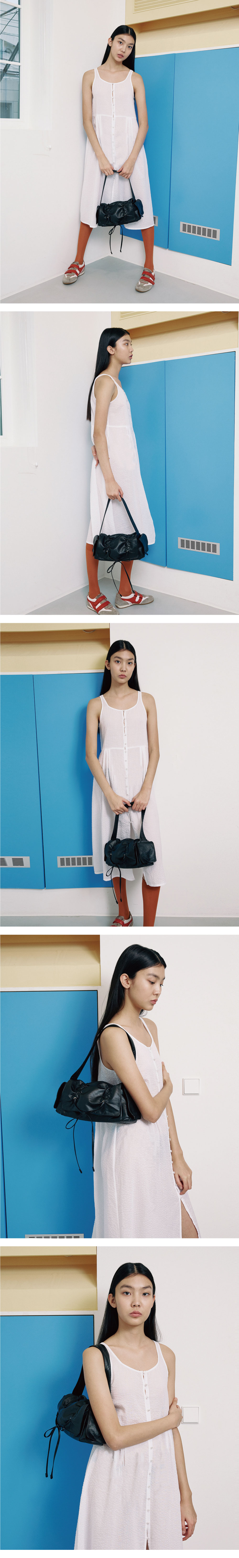 【NONCODE】Arina Shirring Ribbon Shoulder Bag Designer fashion, Seoul-fully created | W Concept
