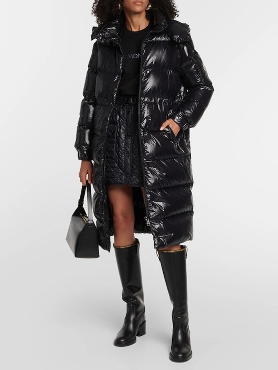 몽클레어 여성 롱 다운 재킷 패딩 카베타즈 블랙 CAVETTAZ 1C0002968950999