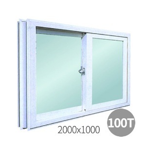 창문 하이샷시 2000 x 1000 x 100T