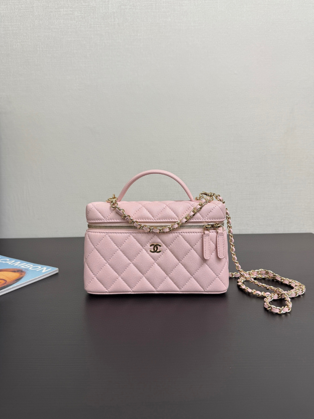★CHANEL◆ ショッピング バッグ ベージュ org.jpg