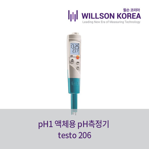 testo 206 pH1 액체용 pH 측정기