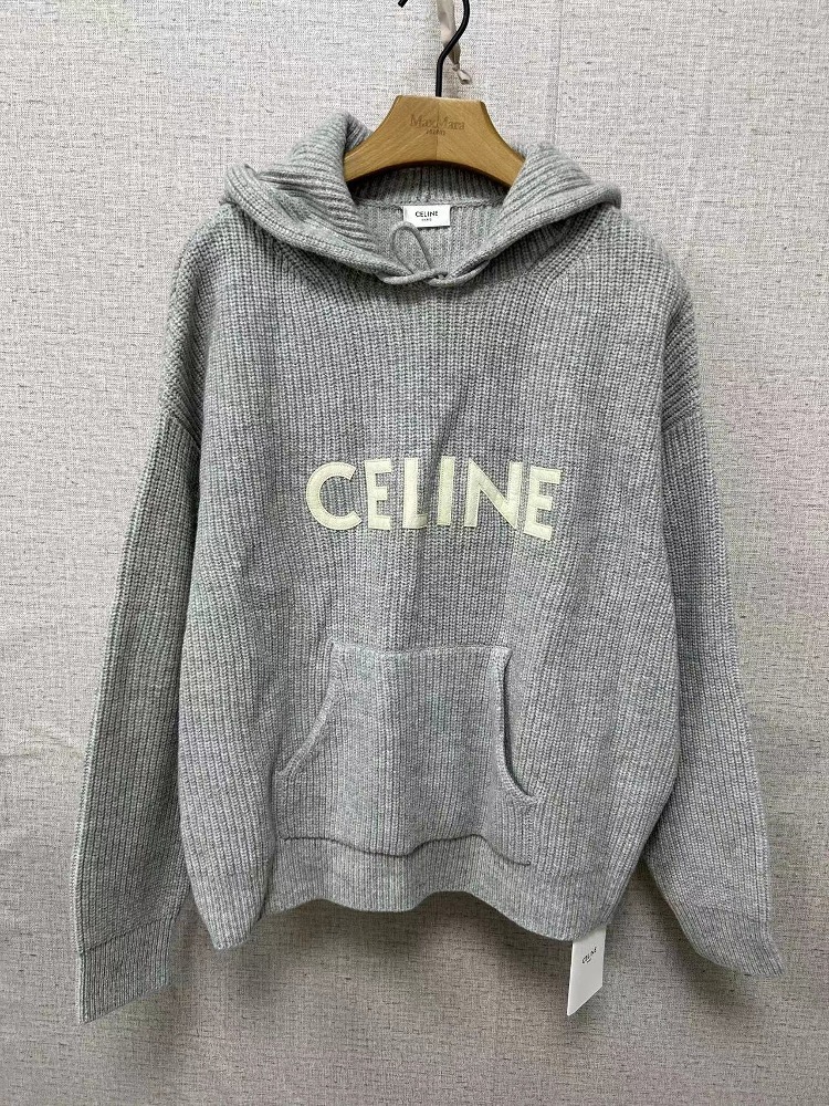 강**님 셀린느 골지 울 후드 풀오버 QC 검수사진