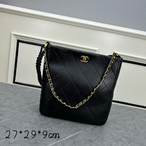 [고퀄리티] 샤넬 투웨이 호보백 27cm [블랙]