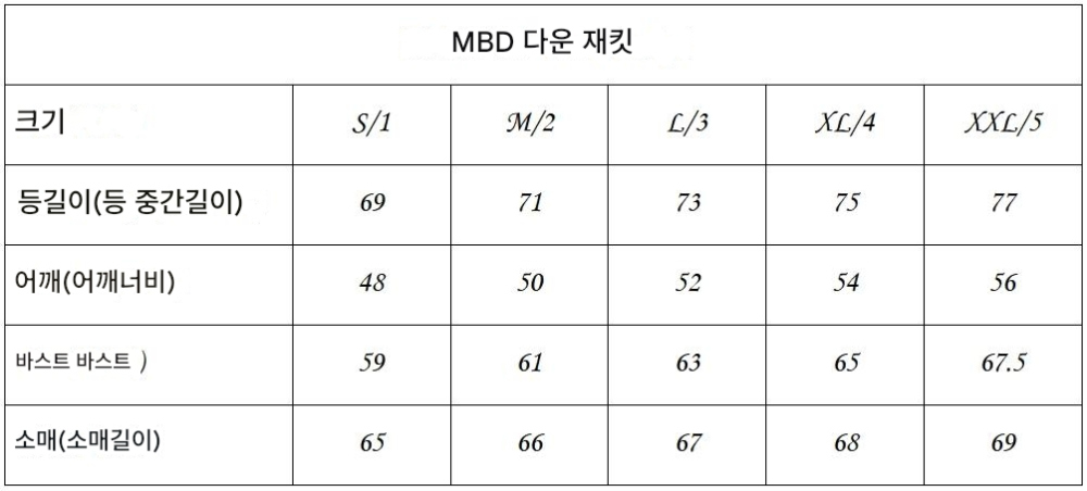 패딩 상품 이미지-S157L6
