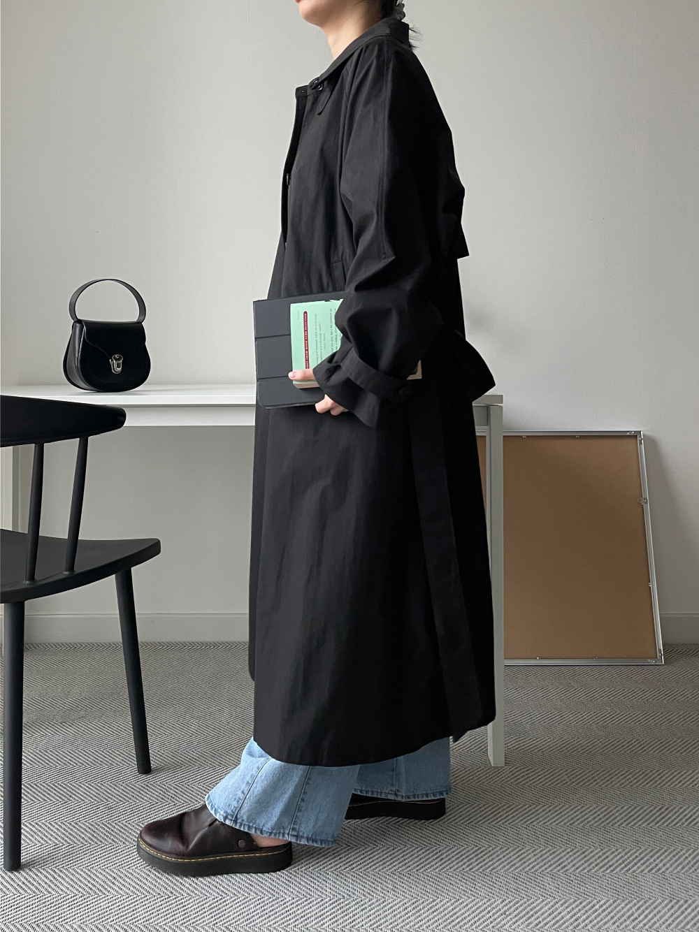노아 가을 롱 트렌치 코트(2 color) 상세 이미지 9