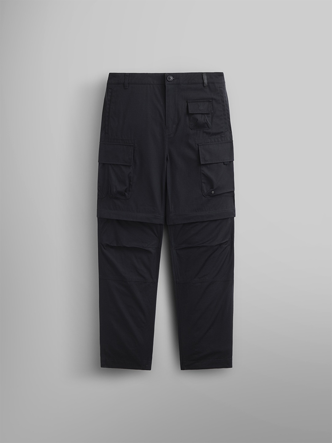 알파 인더스트리 CONVERTIBLE CARGO PANT BLACK
