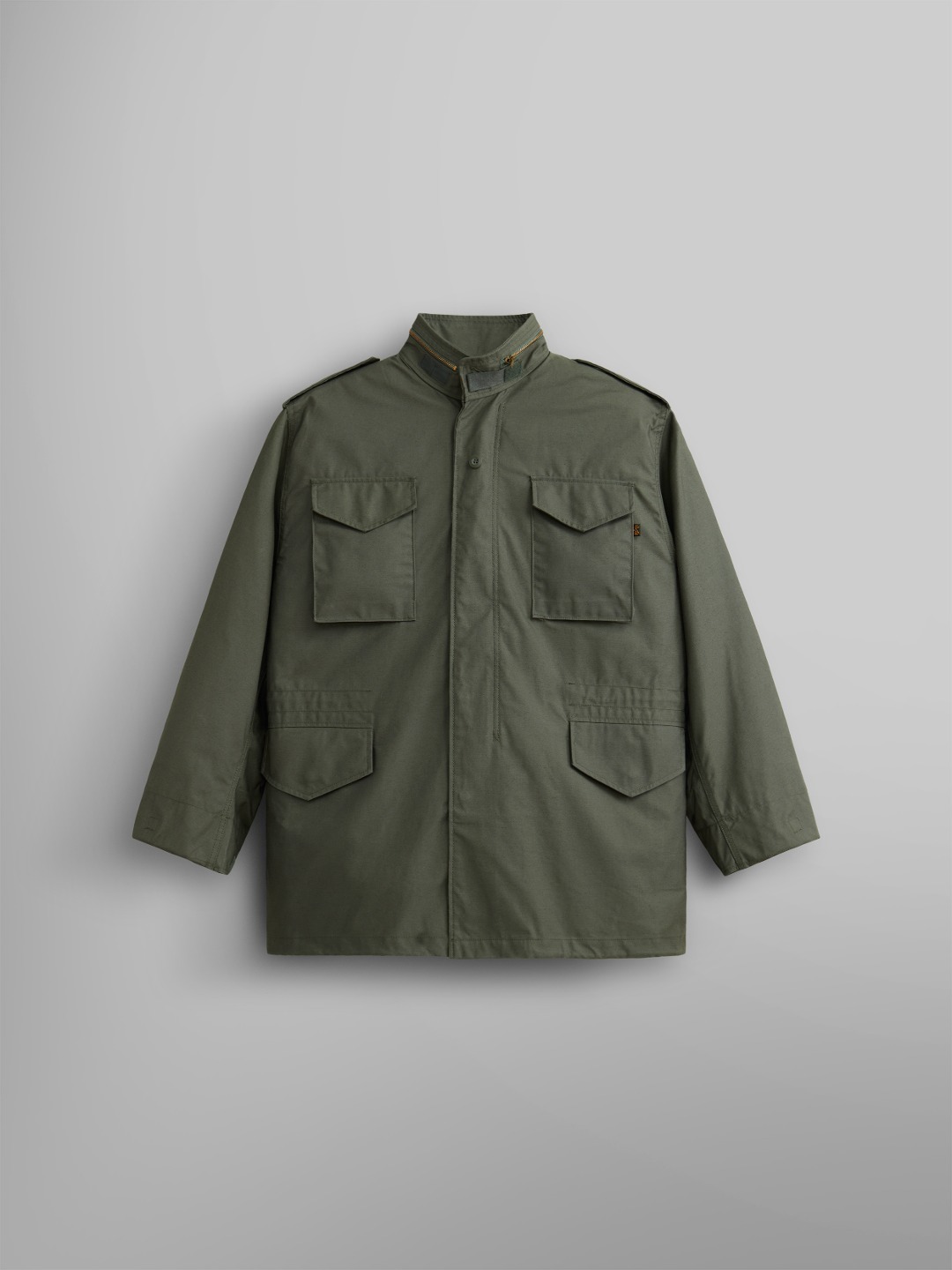 ALPHA INDUSTRIES / ミリタリージャケット/S/コットン/KHK/8415-01-099-7836/USA製/M-65 ALPHA INDUSTRIES◇M-65/USA製/ミリタリージャケット/S/8415-01-99-7836