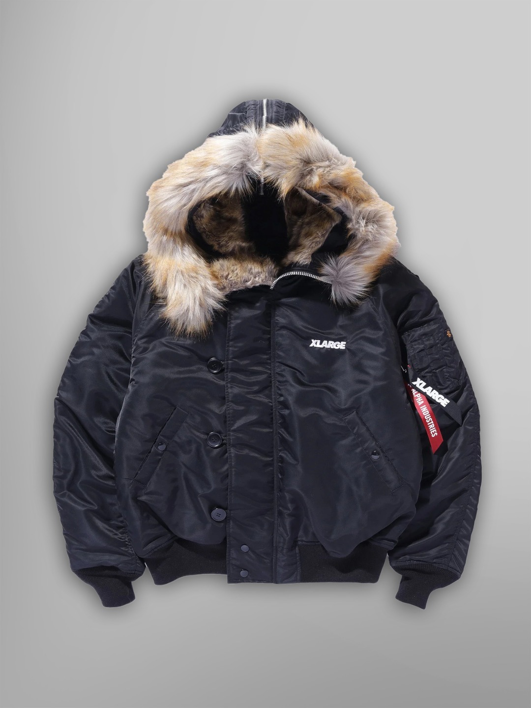XLARGE×ALPHA N2B JACKET ミリタリージャケット XLARGE×ALPHA INDUSTRIES N2B JACKETを使った人気ファッション