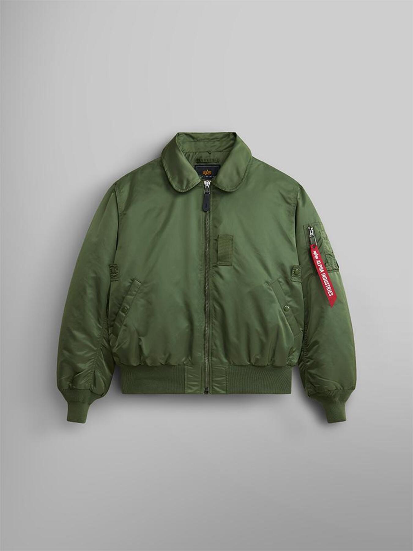 알파 인더스트리 B-15 FLIGHT JACKET SAGE