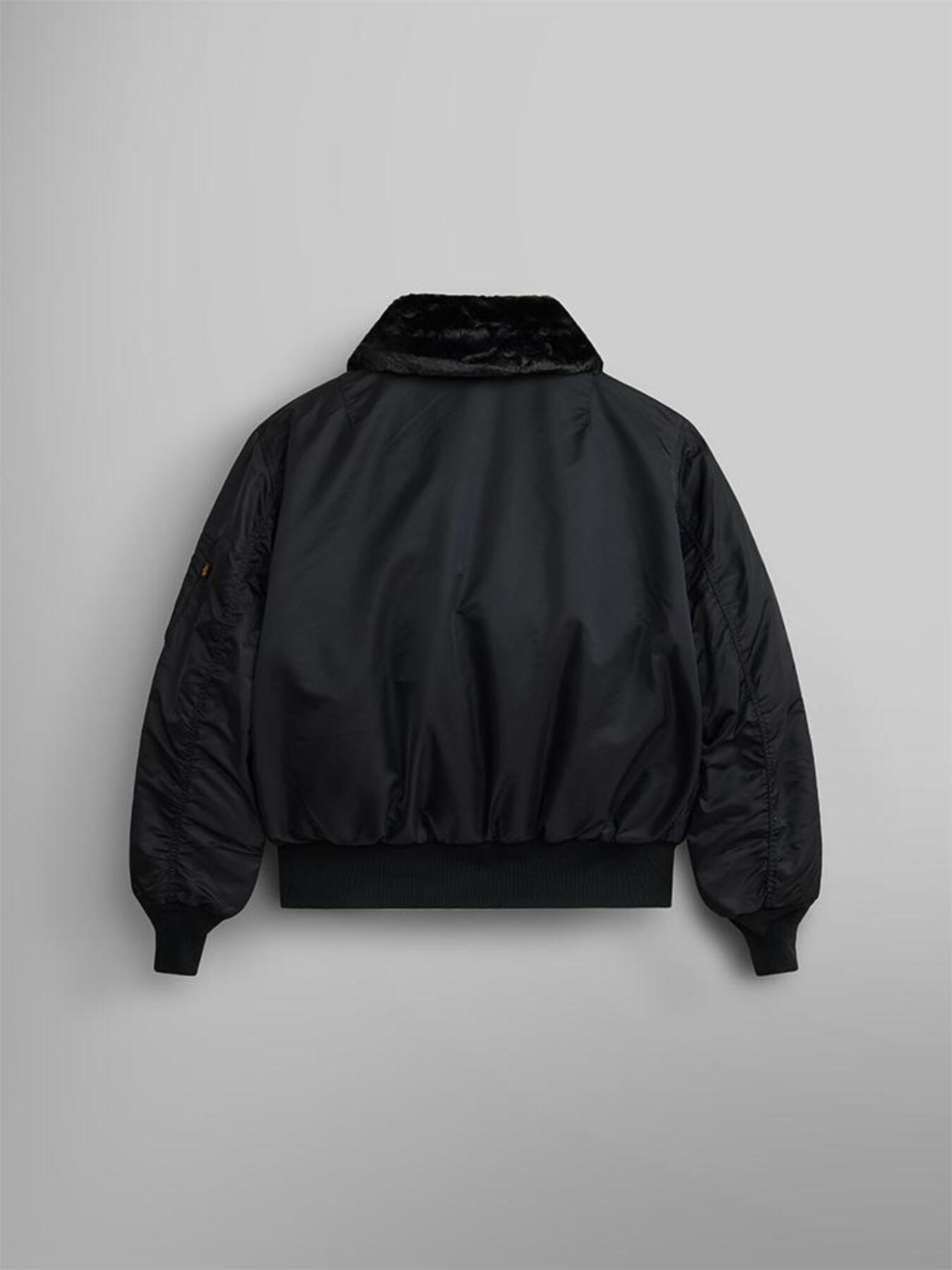 알파 인더스트리 B-15 FLIGHT JACKET BLACK