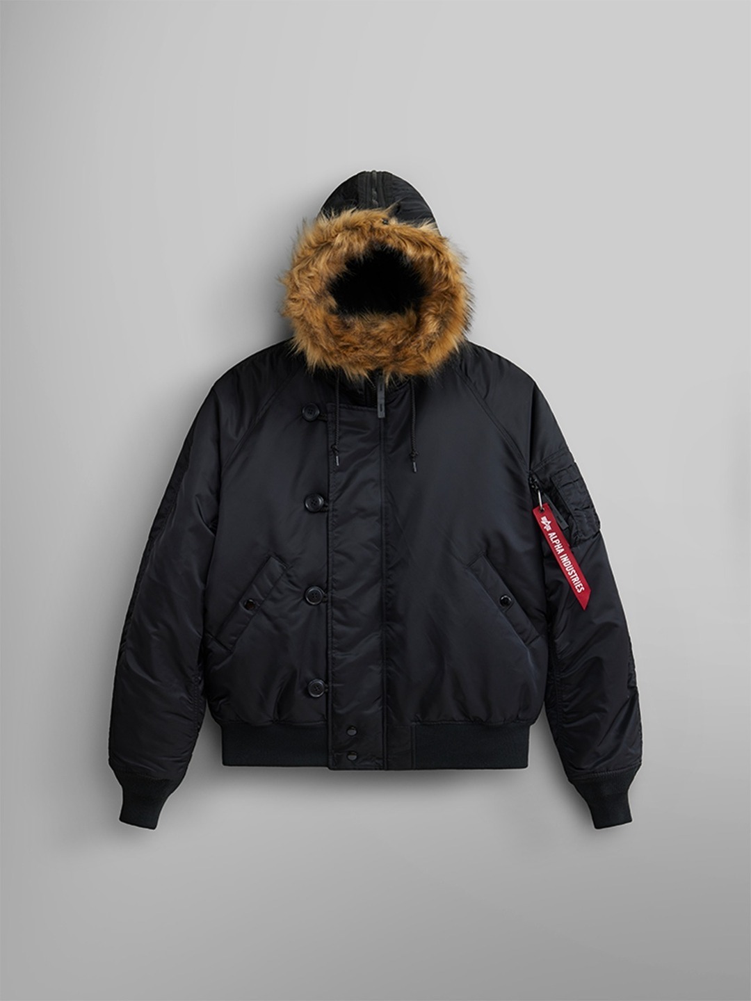 알파 인더스트리 N-2B SHORT WAIST PARKA BLACK