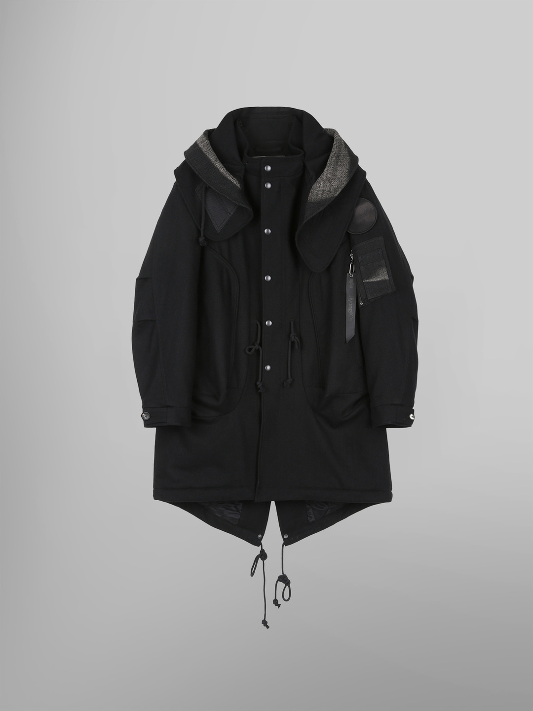 FAMILY SALE] JIYONG KIM X AI SUN-BLEACHED DETACHABLE HOOD FISHTAIL