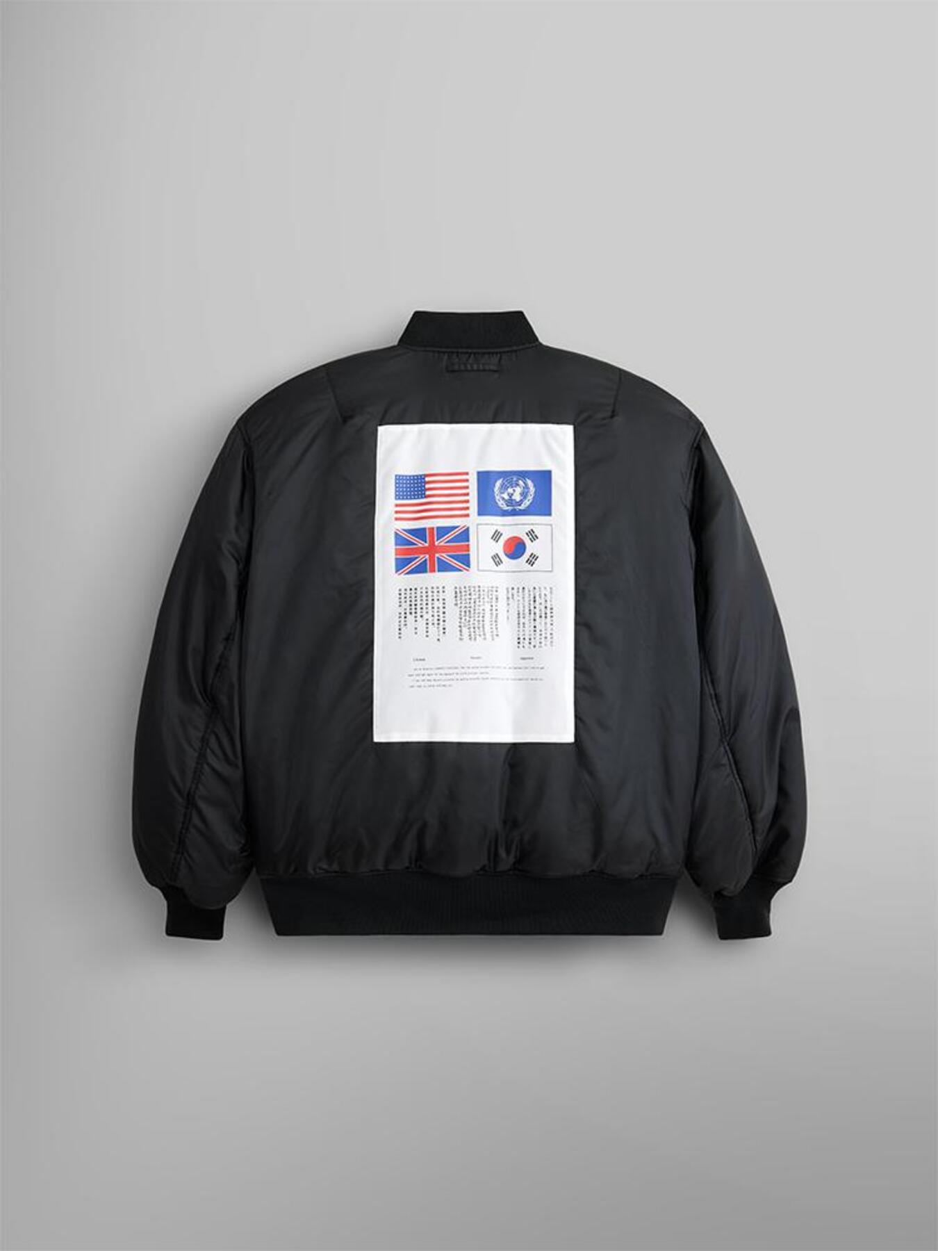 알파 인더스트리 MA-1 BLOODCHIT FLIGHT JACKET GEN II BLACK