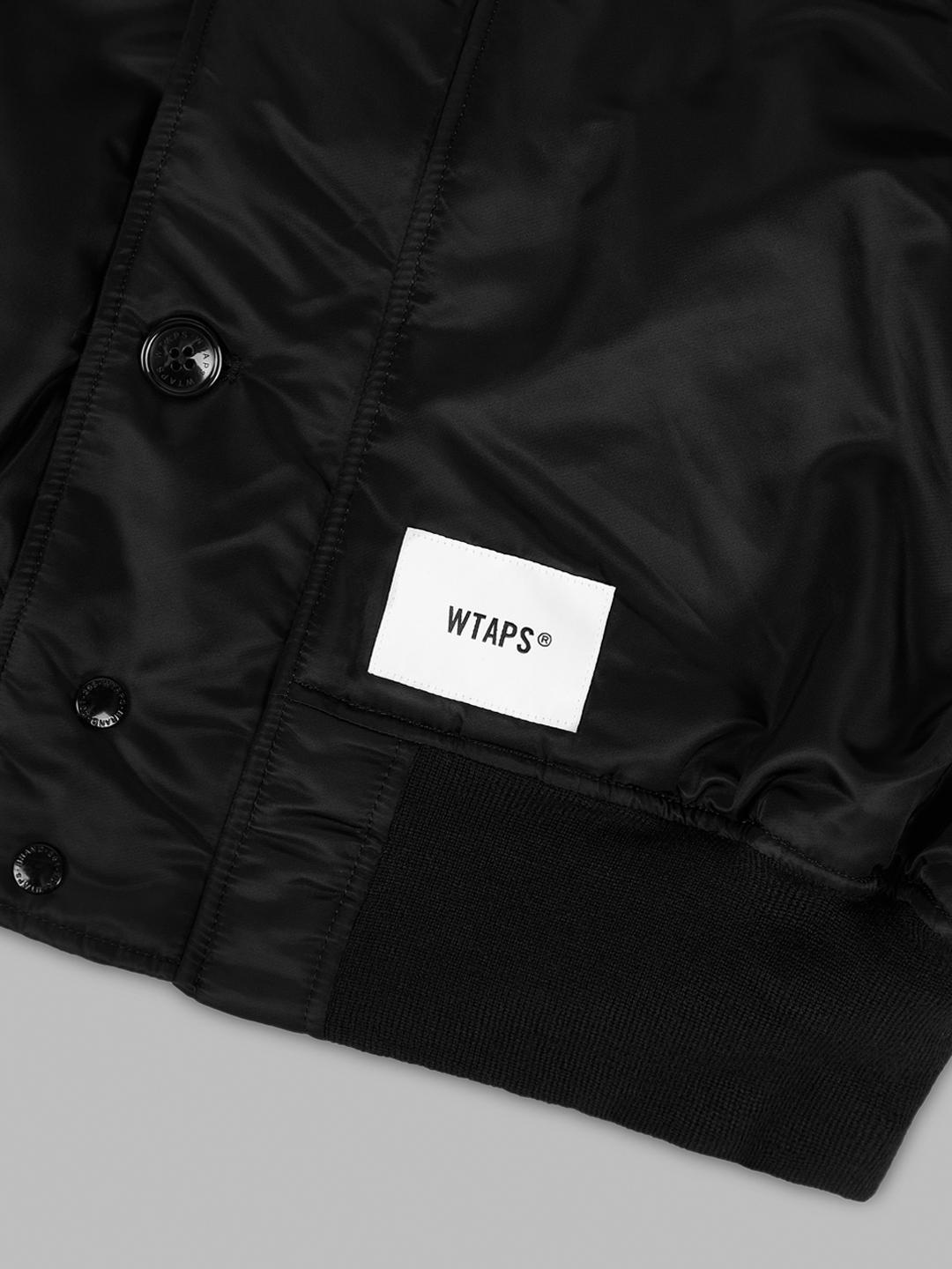 알파 인더스트리 WTAPS X ALPHA N-2B BLACK