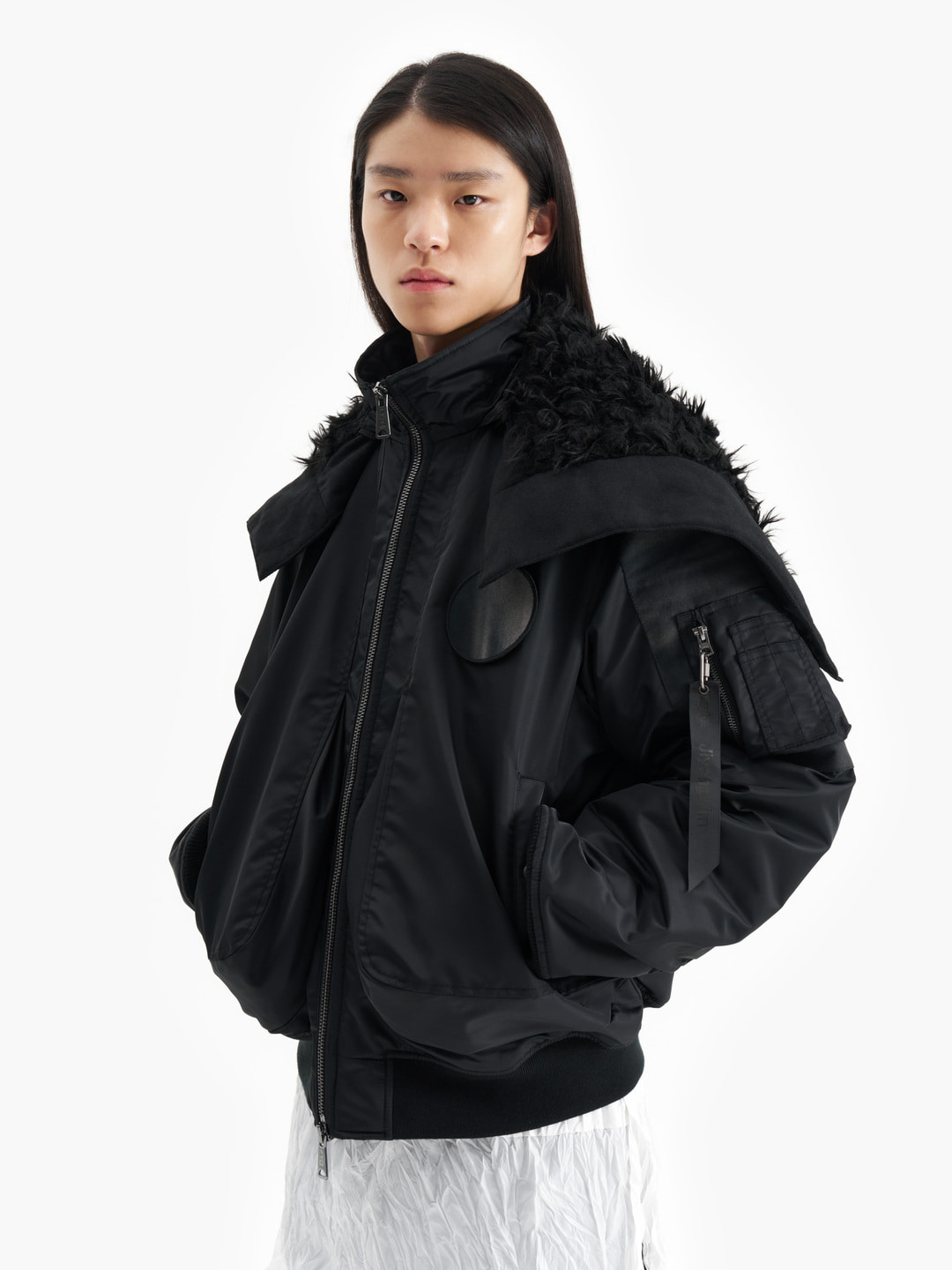 JIYONG KIM X AI SUN-BLEACHED FLIGHT JACKET - 알파 인더스트리