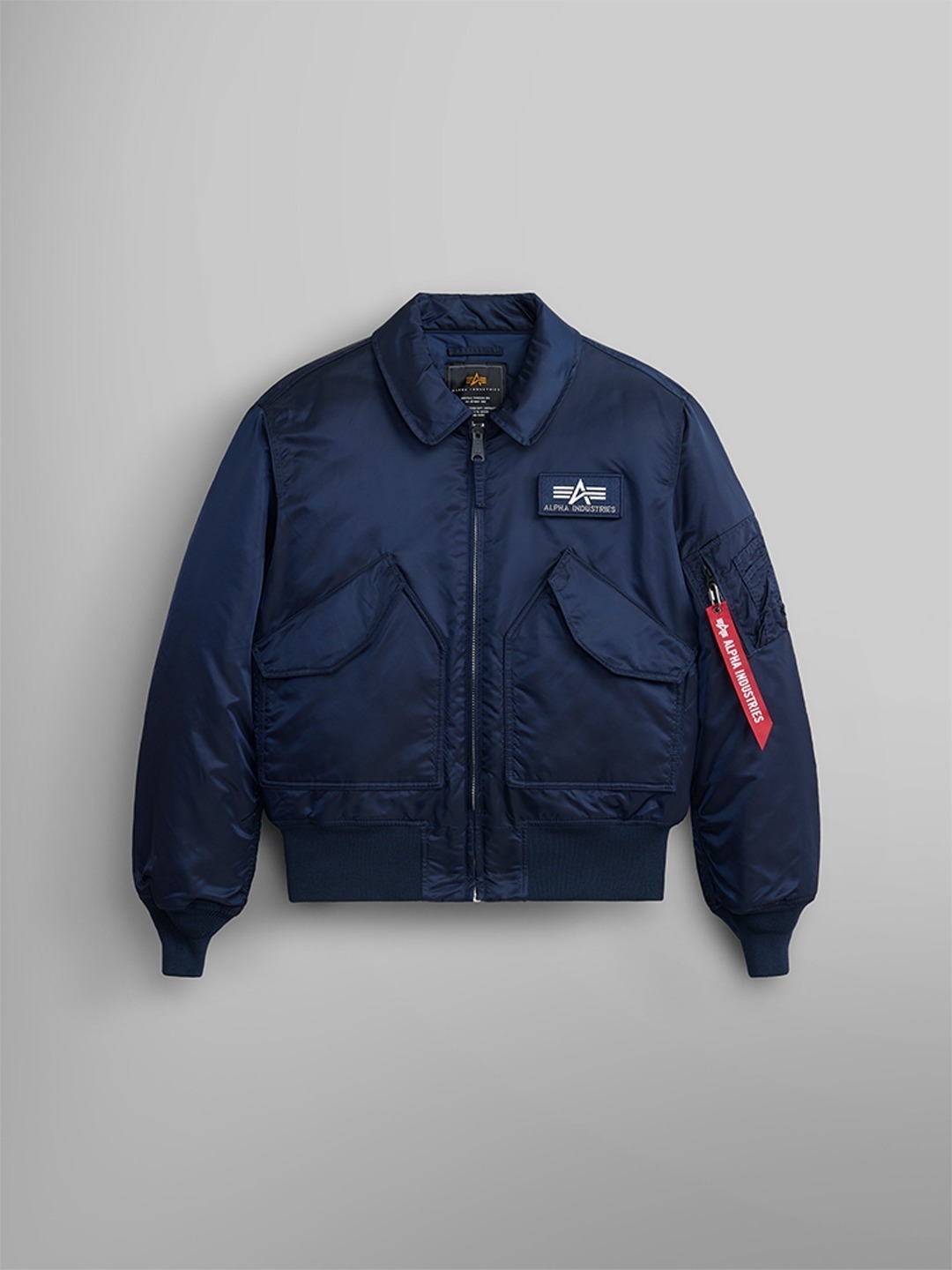 美品 ALPHA INDUSTRIES CWU45 フライトジャケット MA-1 USA製 ALPHA INDUSTRIES CWU-45/P MIL-J-23230A フライトジャケット