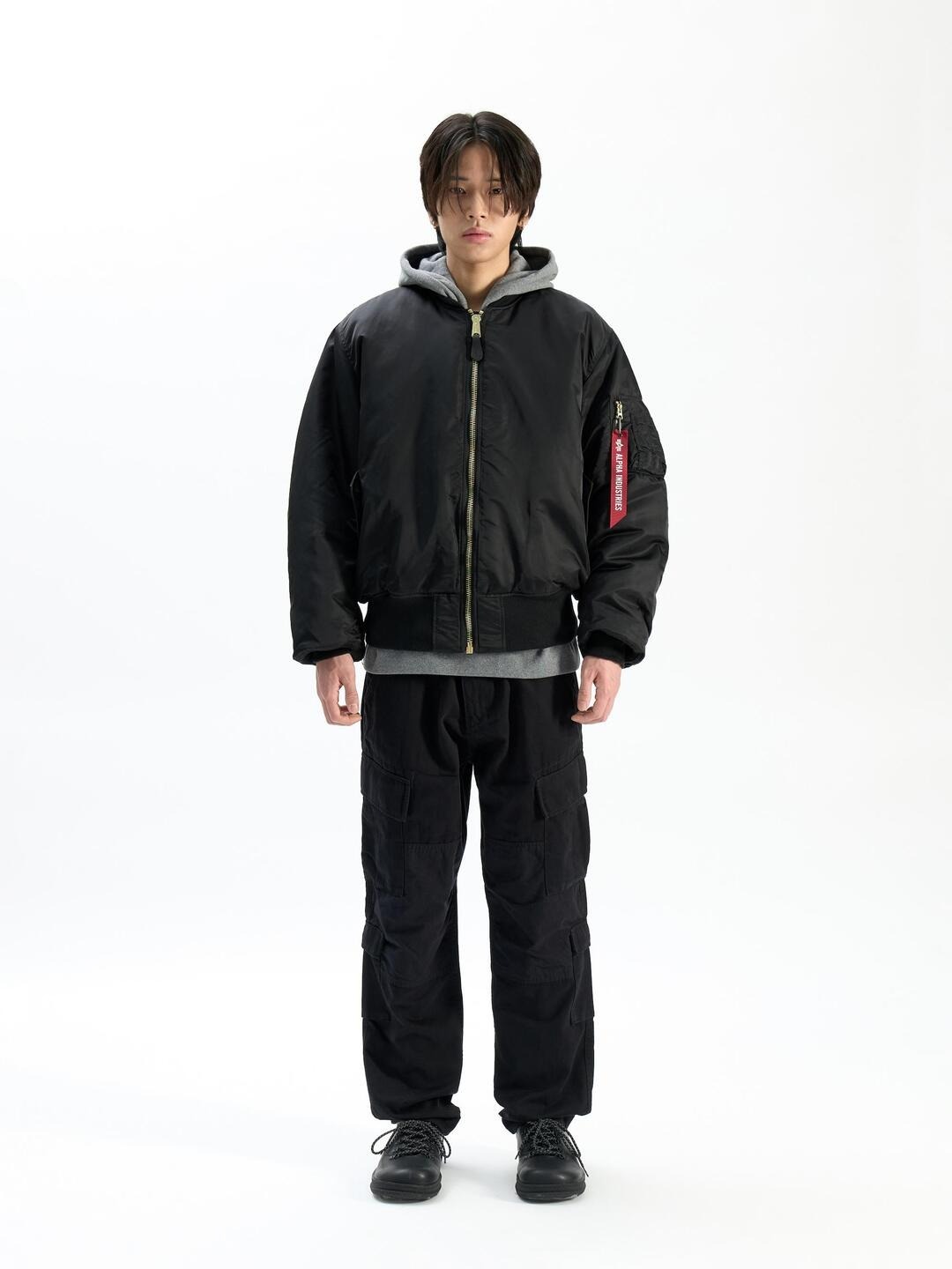 b*様 alpha solid short flight jacket ベトナム b*様 alpha solid short flight jacket ベトナム b*様 alpha