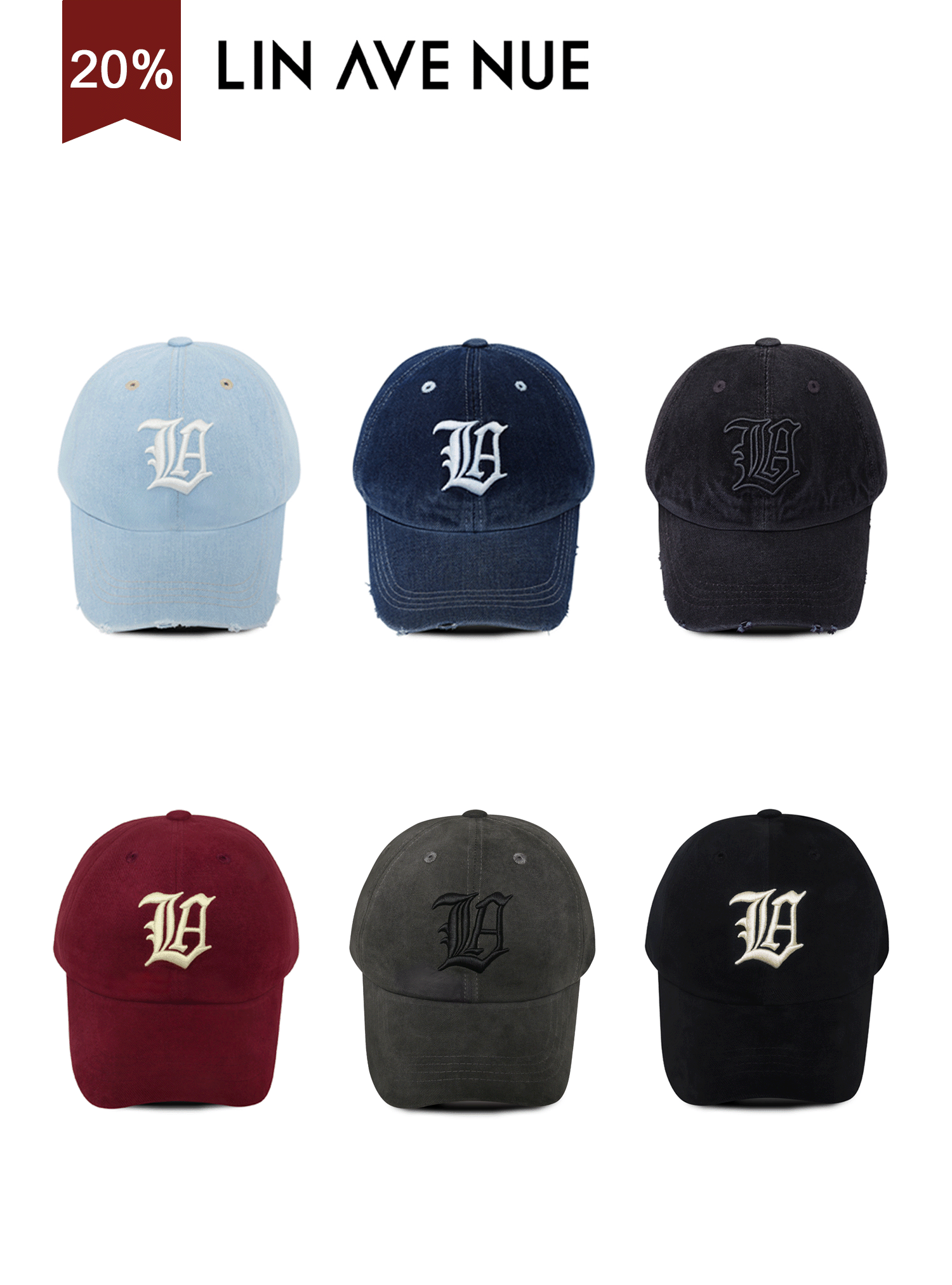 韓国 LIN AVENUE cotton cap charcoal brown Discover Lin Avenue: Elegant Fashion Essentials