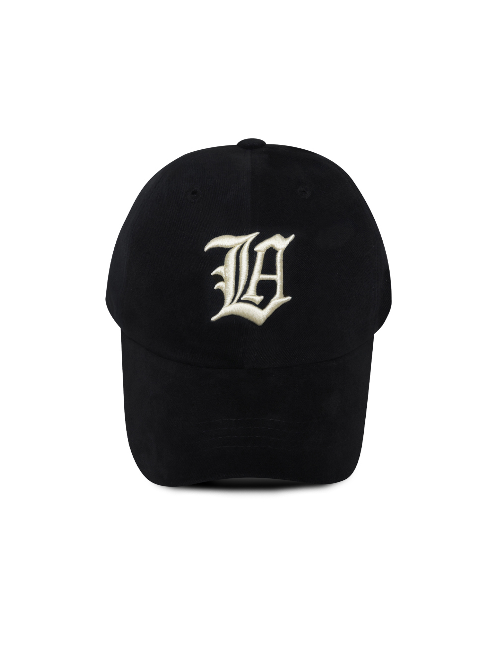 New LA Bold Cotton Ball Cap – Black - Lin Avenue