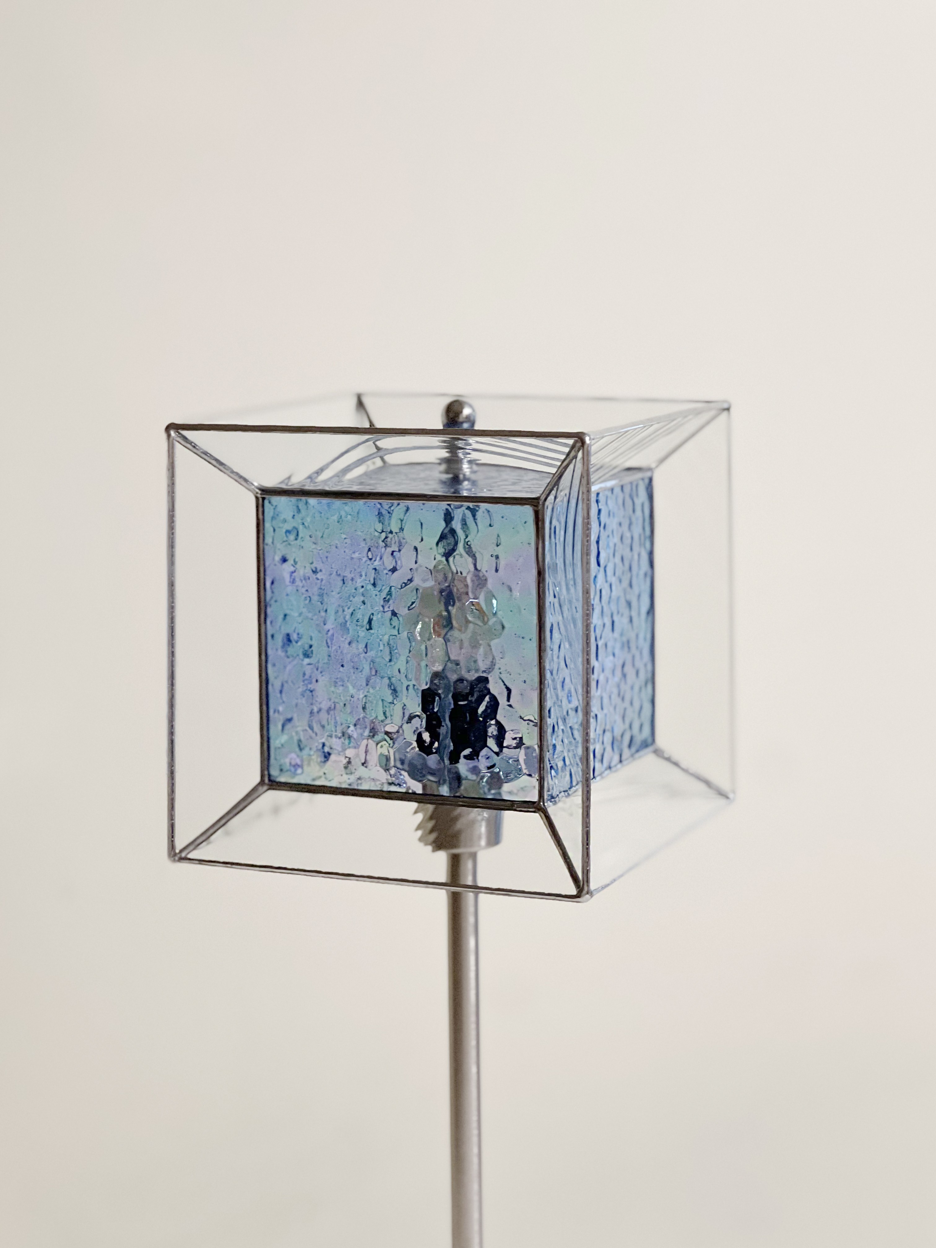 square lamp : ammbo blue