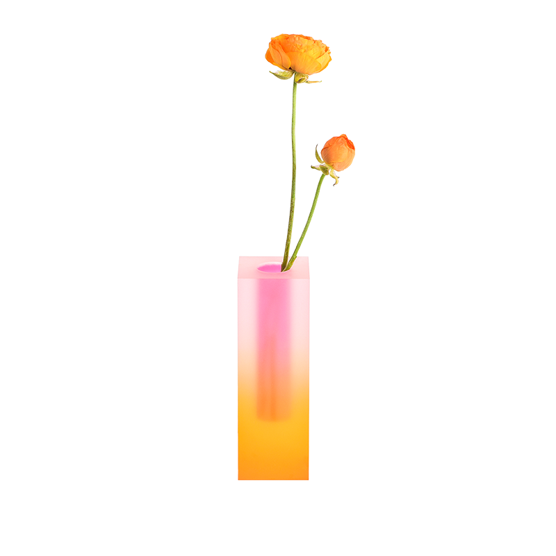 Mellow flower blurred vase - YP (옐로우핑크)