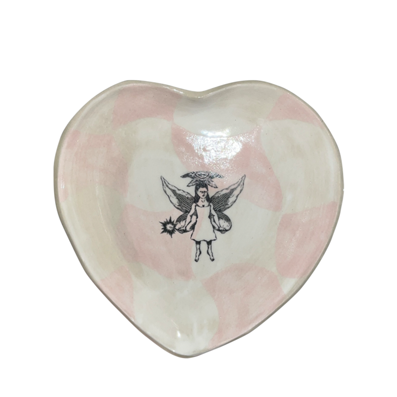 [나이트프루티] Fruitinker bell pink heart dish (s)