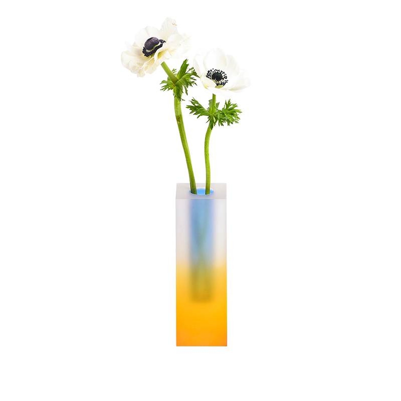 Mellow flower blurred vase - YB (옐로우블루)