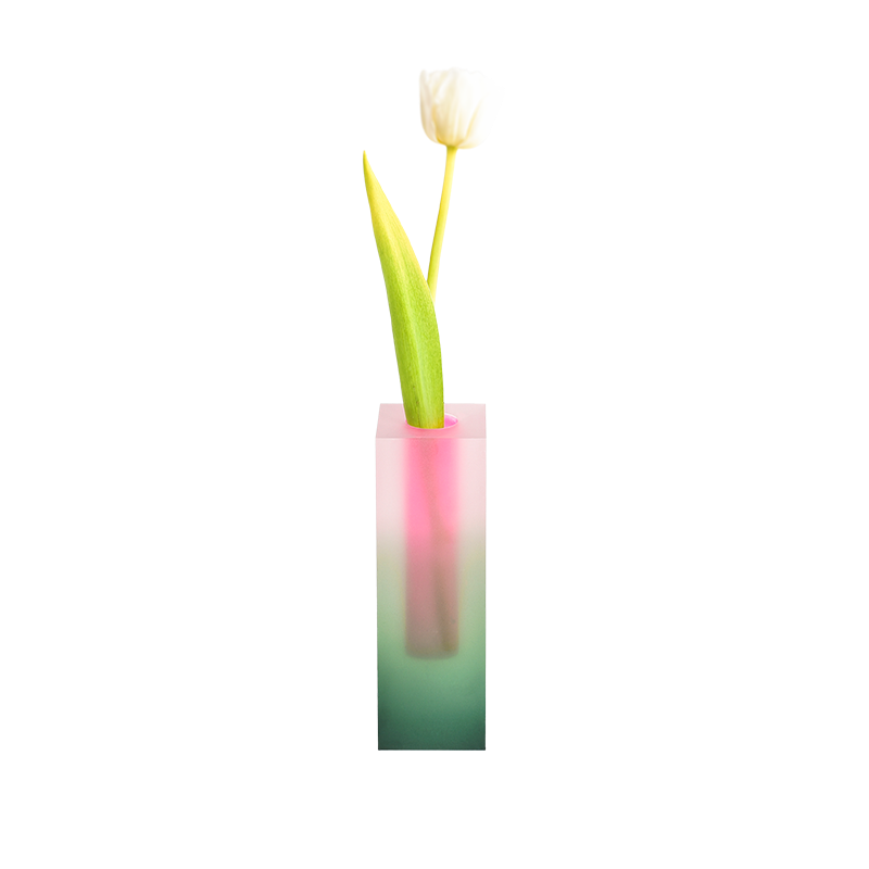 Mellow flower blurred vase - GP (그린핑크)
