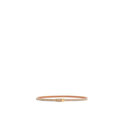 로에베 여성 벨트 Amazona padlock belt in smooth calfskin Dusty Beige/Gold E619Z16X13-8500