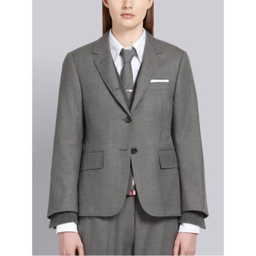 톰브라운 여성 자켓 블레이저 Medium Grey Super 120s Twill Classic Jacket FBC637A-00626-035